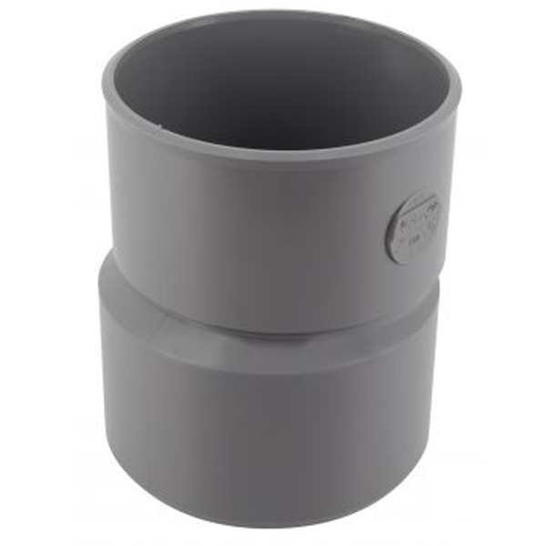 Réduction extérieure excentrée PVC pour évacuation d'eau - mâle/femelle - Ø 110/100 mm