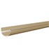 Gouttière demi-ronde à ourlet MEP GD25 en PVC Sable - développé 250 MM - longueur 4 M