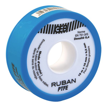 Téflon Olifan PTFE ruban d'étanchéité gros diamètre 19 mm x 15 m