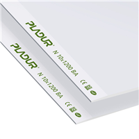 Plaque de plâtre standard Pladur N BA10 - 2,50 M x 1,20 M - ép. 9,5 MM
