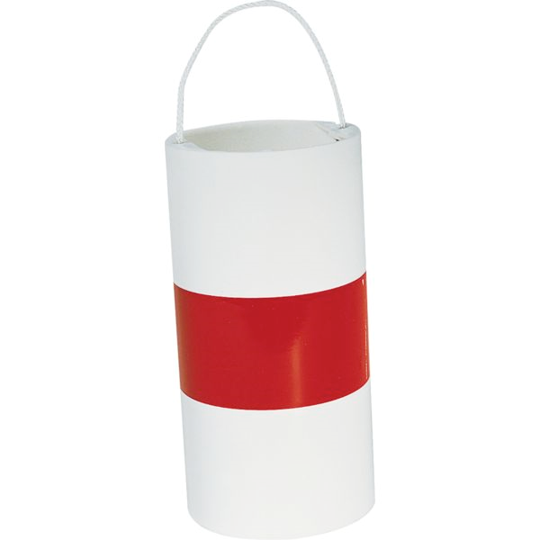 Fardier cylindrique en polypropylène avec bande rétroréfléchissante