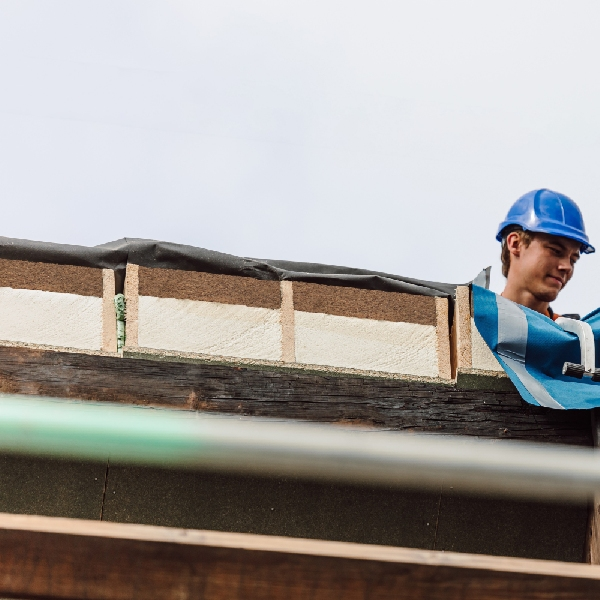 Panneau isolant polyuréthane et fibre de bois USYSTEM Roof OS Comfort Natural - 9,00 m².K/W - 0.8 x 5.50 m - ép. 252,00 MM