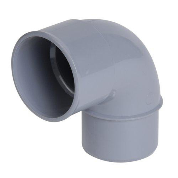 Coude PVC 87°30 Mâle - Femelle à coller