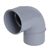 Coude PVC 87°30 Mâle - Femelle à coller