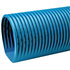 Drain routier à cunette plate pré-manchonné Hegler Sirowell - PVC-U bleu - DN 110 - longueur 6 M