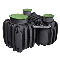 Filtre compact assainissement extra-plat sans électricité easyRock 6 EH sortie basse pour résidence principale et secondaire
