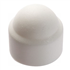 Cache écrou hexagonal en polyéthylène blanc pour vis tête H en M14 clé de 22 - Boîte de 100
