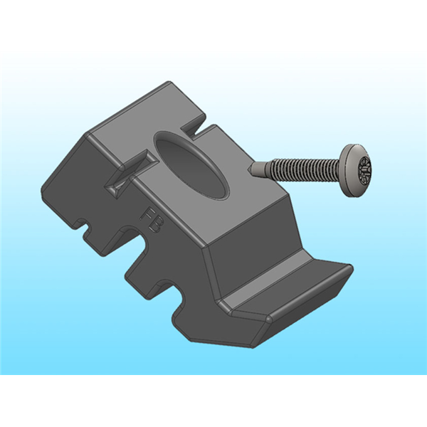 CLIPS POUR TITAN GRIS 100 PIÈCES