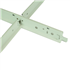 Porteur DX24 pour plafond suspendu en milieu humide - blanc - T24/38 - longueur 3700 mm