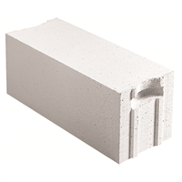 Bloc béton cellulaire à emboîtement avec poignées - Ytong Energie 20 TPE - R = 2,22 m².K/W - 625,0 MM x 250,00 MM - ép. 200,00 MM