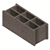 BLOC CRX CE NF B40  500X200X200