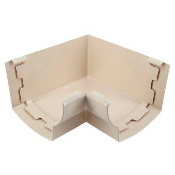 Angle intérieur Nicoll pour gouttière - Angle 90° - Longueur 169 mm - À coller - Techtan - Sable