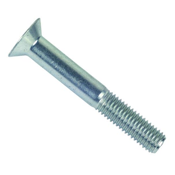 Vis à métaux à tête fraisée - filetage partiel - six pans creux - acier zingué 10.9 - M8 x 20 mm - boîte de 200