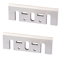 Fer réaffûtable Makita D-07967 pour rabot - acier HSS carbure de tungstène - 82 x 29 x 3 mm - Jeu de 2