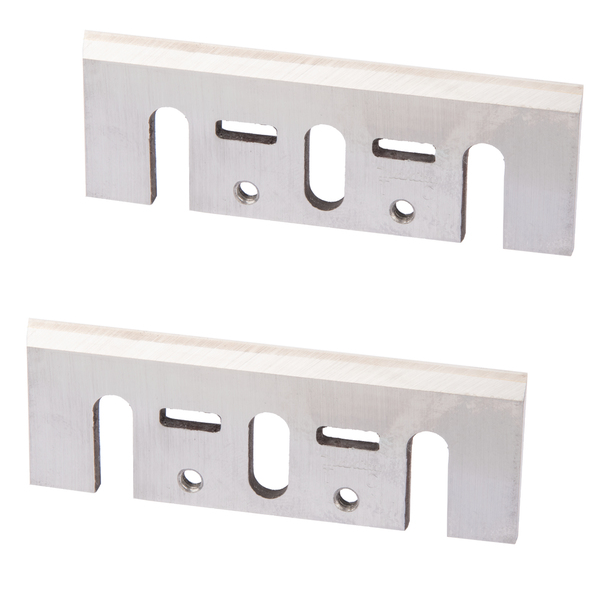 Fer réaffûtable Makita D-07967 pour rabot - acier HSS carbure de tungstène - 82 x 29 x 3 mm - Jeu de 2