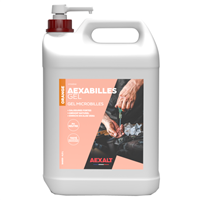 Gel nettoyant pour mains avec microbilles - salissures fortes - Aexabilles Gel Orange Aexalt - Bidon de 4,5 litres