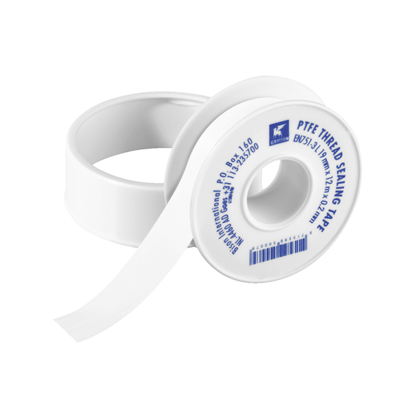 RUBAN PTFE PROFESSIONNEL 12 M X 19 MM X 0.20 MM