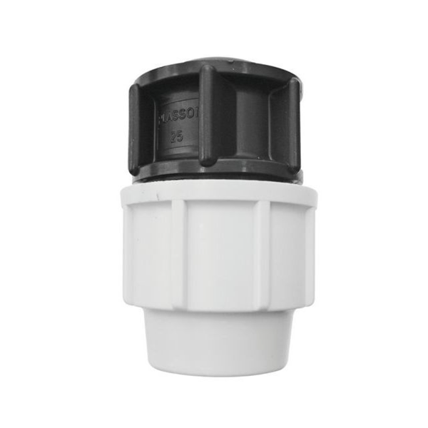 Raccord à compression arrosage enterré - Bouchon Plasson Ø 32 mm - Polypropylène