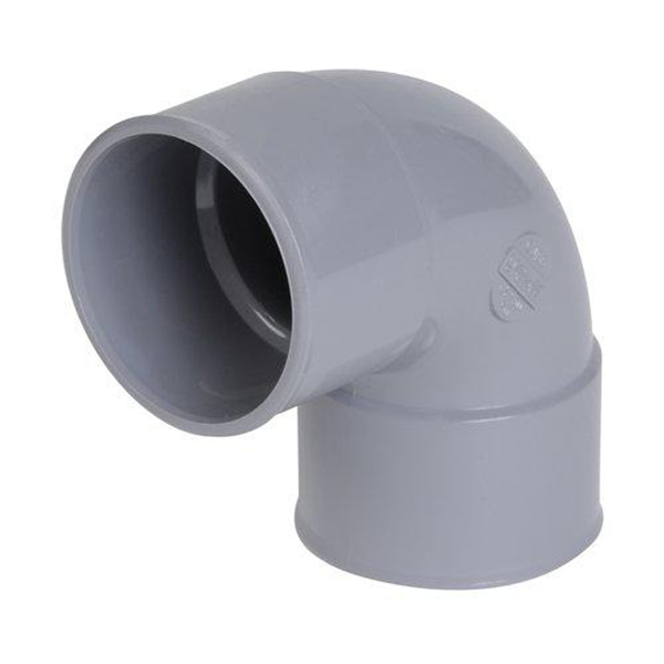 Coude PVC 87°30 Femelle - Femelle à coller