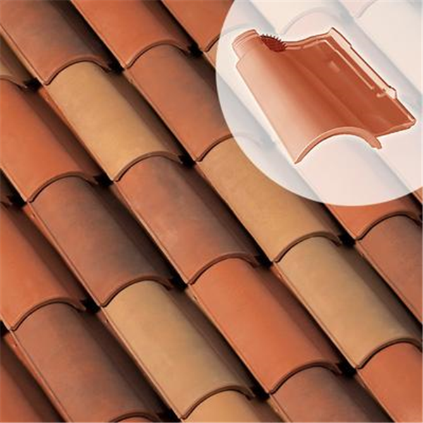 Tuile chatière en terre cuite Galléane 12 - ouverture 16 cm² - Cuivre