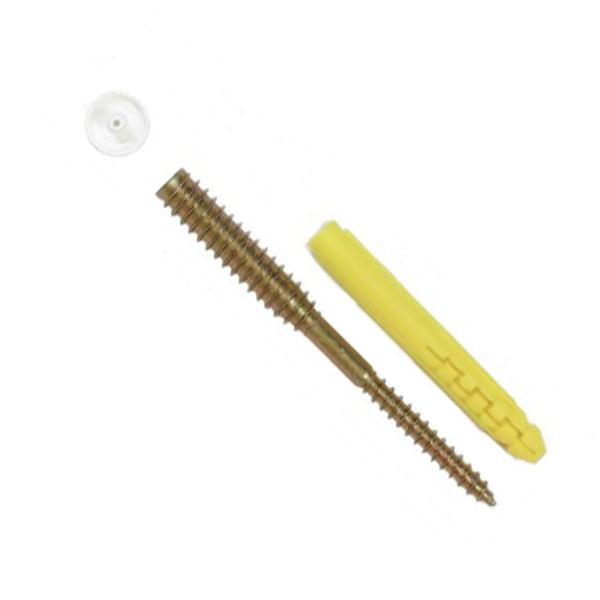 Vis sans tête menuiseries PVC sur dormant bois Filet 45mm 6x120mm Acier trempé Boîte de 100