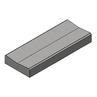 CANIVEAU CC2 100CM CL.U+DH      BASALTE