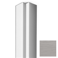 Profil d'angle intérieur pour bardage Cedral Click - aluminium laqué Gris C05 - longueur 3,00 M