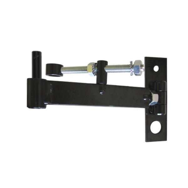 Corps de gond déporté pour isolation extérieure de 60 à 160 mm - Clavette Ø 14 mm - Acier noir