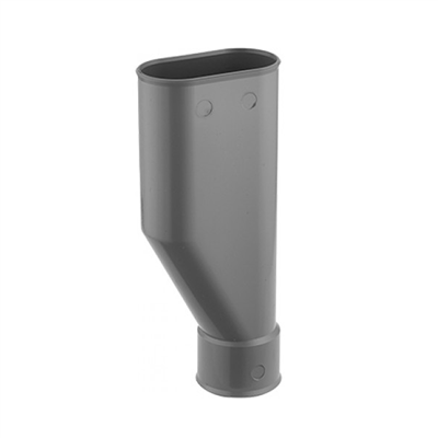 Entonnoir pour siphon d'évacuation en PVC gris - Diamètre 40 mm - Noyon & Thiebault