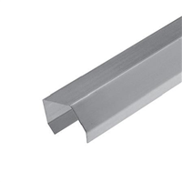 Couvre-joint en zinc naturel Rheinzink pour tasseau de 50 mm - développé  - longueur