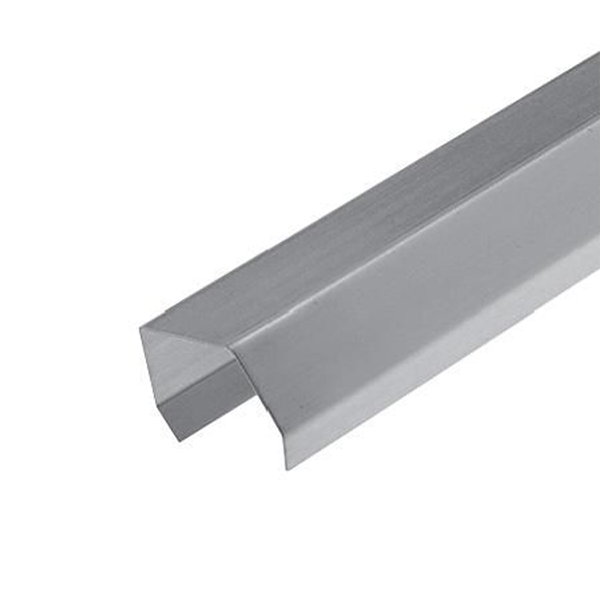 Couvre-joint en zinc naturel Rheinzink pour tasseau de 50 mm - développé  - longueur