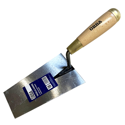 Truelle italienne Carrée Obra longueur 18 cm manche bois