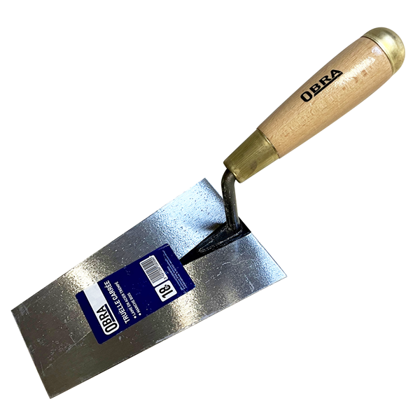 Truelle italienne Carrée Obra longueur 18 cm manche bois