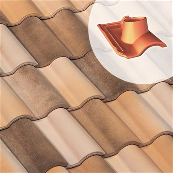 Tuile à douille Gallo Romane - diamètre 120 mm - Valmagne Beige