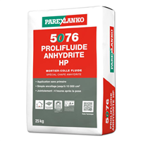 Mortier-colle fluide Prolifluide Anhydrite HP 5076 Spécial chape anhydrite - Gris - Sac de 25 KG