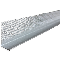 Profilé d’arrêt Plasto Micro pour plaque de plâtre de 12,5 MM - aluzinc - longueur 3,05 M