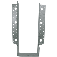 Grand sabot à ailes extérieures Simpson GLE 2.5 pour charpente - acier galvanisé - 120 MM x 210,0 MM - ép. 2,50 MM