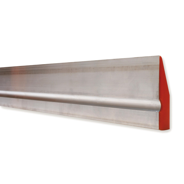 Règle aluminium à dresser biseautée plâtrier - Mob Mondelin - 1,5 mètres - Embouts plastiques