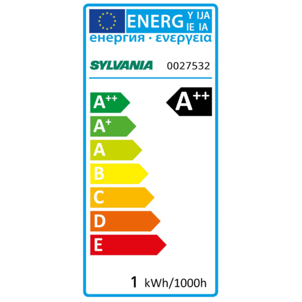 Ampoule LED sphère verte Sylvania Deco pour guirlande - 1 W 28 lumens culot E27