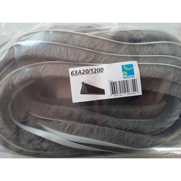 Brosse d'étanchéité pour porte placard coulissant longueur 12 mètres hauteur 25 mm
