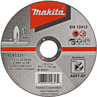 Disque à tronçonner aluminium A60T Makita 125 x 22.23 x 1 mm