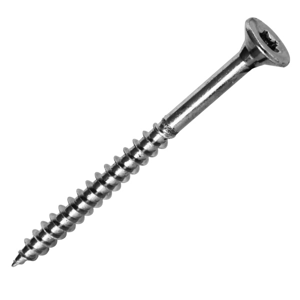 Vis bois et agglo en acier zingué tête fraisée empreinte Torx - 4,0 MM x 50,0 MM/30,0 MM - Boîte de 500