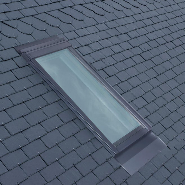 Raccord de remplacement EL Velux pour fenêtre de toit sur ardoises MK04 - 78,0 CM x 98,0 CM - Anthracite