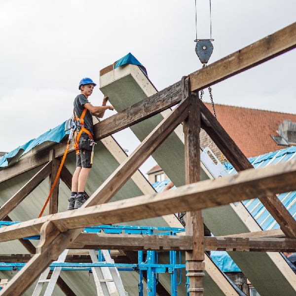 Panneau isolant polyuréthane et fibre de bois USYSTEM Roof OS Comfort Natural - 9,00 m².K/W - 0.8 x 5.50 m - ép. 252,00 MM