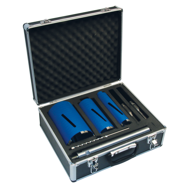 Coffret perçage SD-1300 Diam Industries M16 Couronnes Ø 42-68-102mm - Accessoires inclus