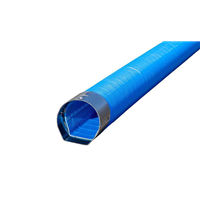 Tuyau de drainage routier pré-manchonné AutoDrain en PVC-U bleu - diamètre 110 MM - longueur 6,00 M