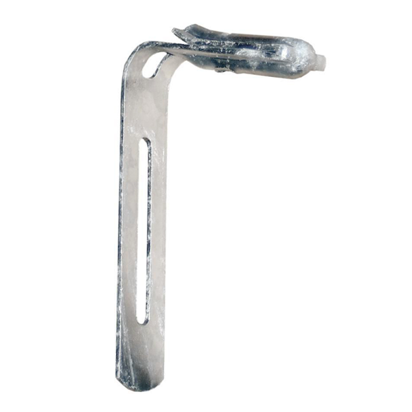 Fixation Negrafix Fibro pour crochet de gouttière toiture fibrociment - Acier galvanisé - Avec vis