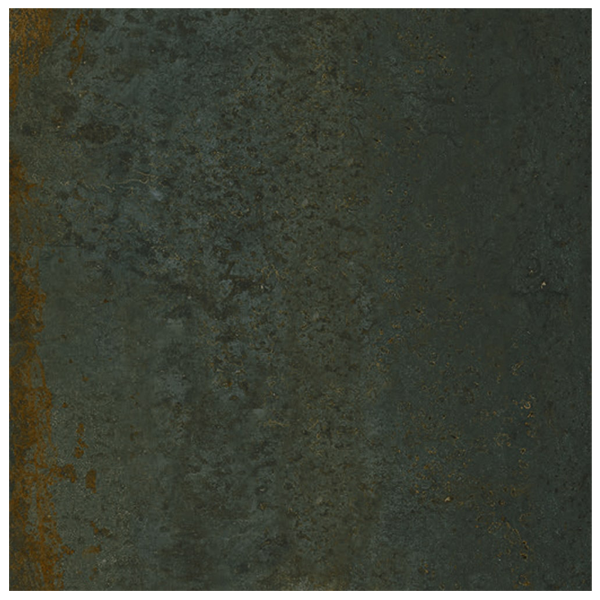 Carrelage de sol intérieur effet béton en grès cérame rectifié - Ferrocemento - 120,0 CM x 120,0 CM - ép. 6,00 MM - Noir