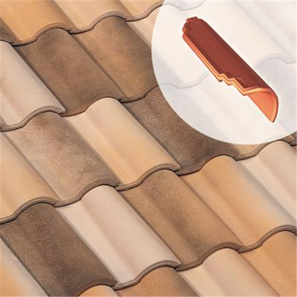 Tuile de rive ronde droite - Gallo Romane - Valmagne beige
