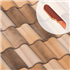 Tuile de rive ronde droite - Gallo Romane - Valmagne beige